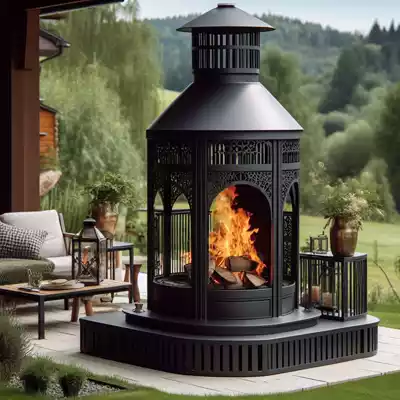 chimeneas de terrraza