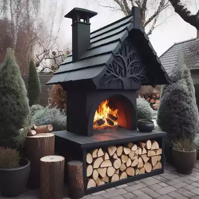 chimenea exterior