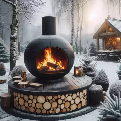 chimeneas exteriores