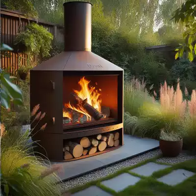 chimenea exterior