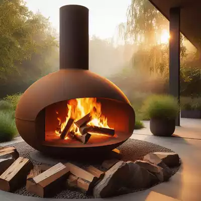 chimeneas exteriores