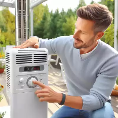 Cómo encender y apagar una estufa a gas de exterior
