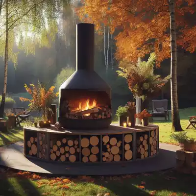 Chimeneas de leña de exterior