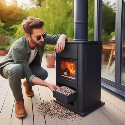 mejorar la eficiencia de una estufa de pellets al aire libre