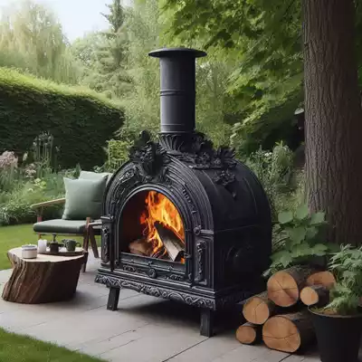 Chimeneas rústicas de exterior