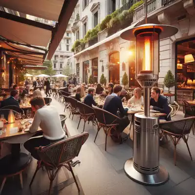 Por qué las estufas de terraza son ideales para restaurantes
