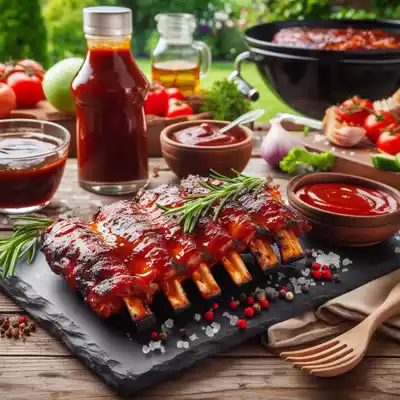 costillas de cerdo a la barbacoa