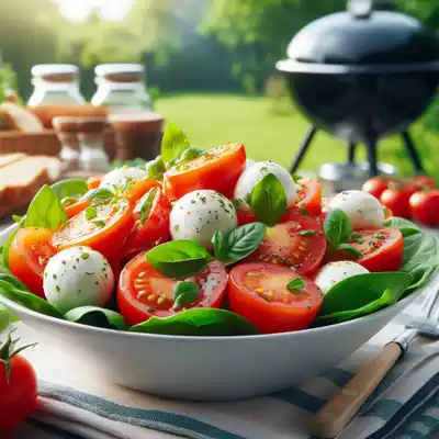 Ensalada de tomate y mozzarella