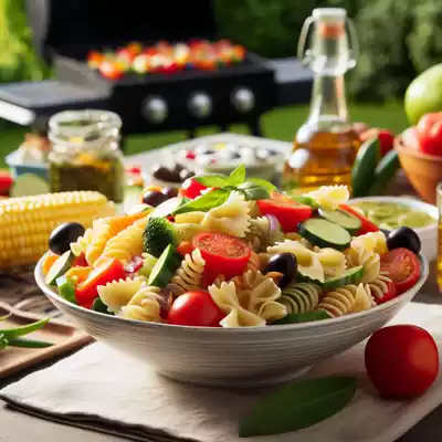 ensaladas de pasta para barbacoa