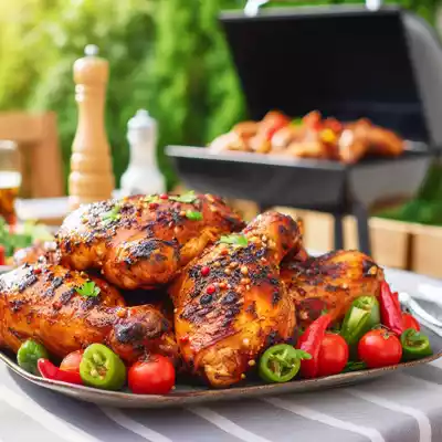 Receta tradicional de pollo a la barbacoa