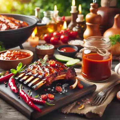 salsa barbacoa costillas