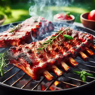 costillas de cerdo a la barbacoa