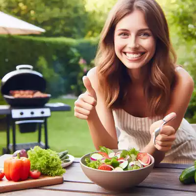 Alternativas de ensaladas para diferentes tipos de barbacoa