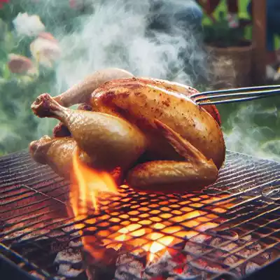pollo para barbacoas