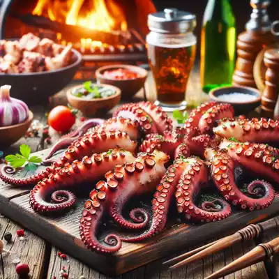 pulpo a la barbacoa