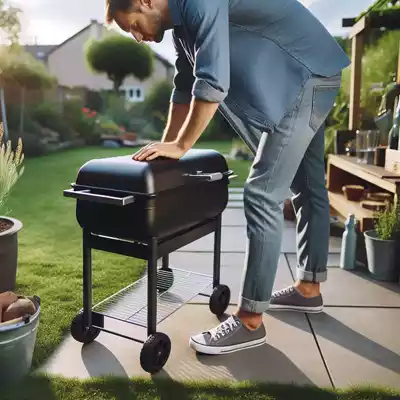 Carro para barbacoa