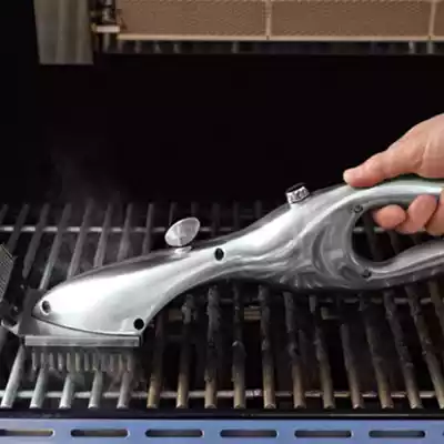 Cepillo limpiador con vapor para barbacoa
