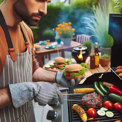 guantes para barbacoa