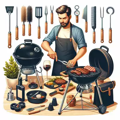 utensilios barbacoa
